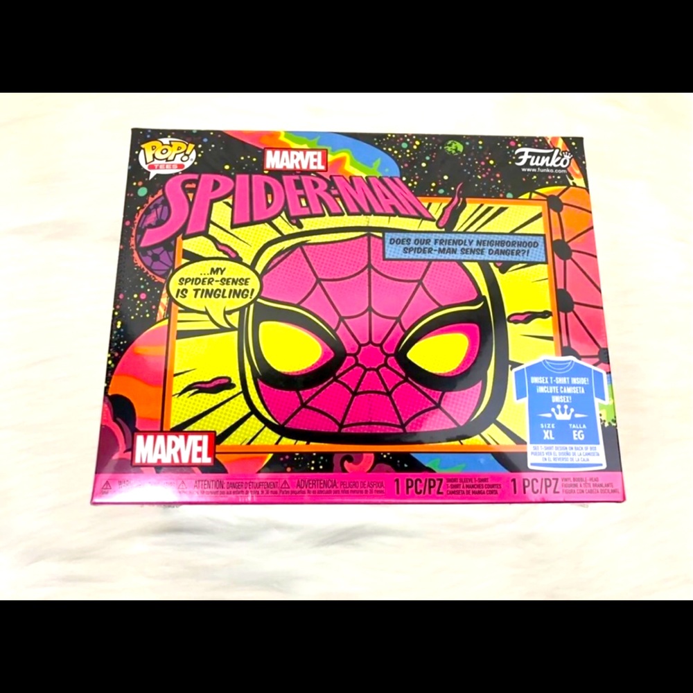 💥SOLD💥Target Exclusive SpiderMan Blacklight